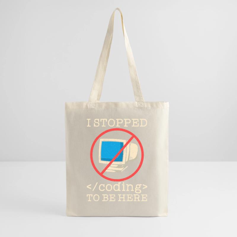 Programmer en train de coder drôle Sac en tissu