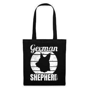 German Shepherd - Tote Bag - black - Front