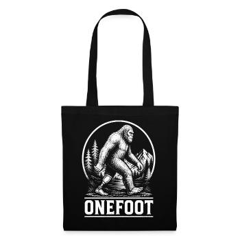 One-legged funny amputee, one-legged bigf - Tote Bag - black - Front