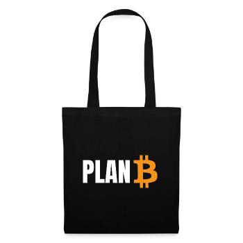 Bitcoin Plan B - Tote Bag - black - Front