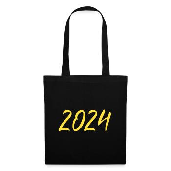 2024 New Year's Eve New Year yellow - Tote Bag - black - Front