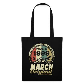 Cadeau D'anniversaire Mars 1989 Édition Limitée - Sac en tissu - noir - Devant