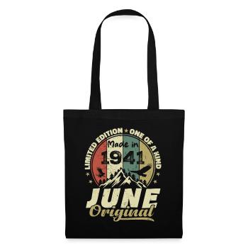 June 1941 Birthday Gift June 1941 June 1941 - Tote Bag - black - Front