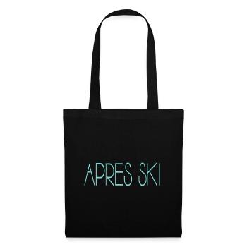 Apres Ski - Stoffbeutel - Schwarz - Vorne