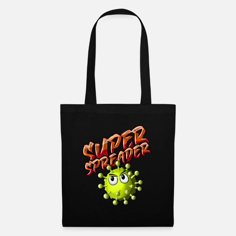 Superspreader - Stoffbeutel - Schwarz