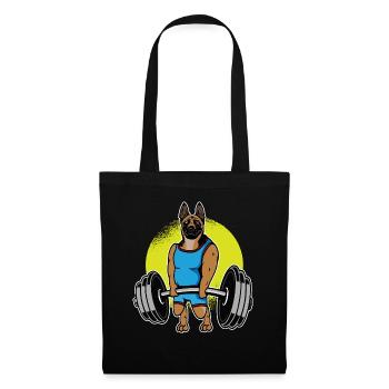 Belgian Malinois Weightlifting I Deadlift Fitness - Tote Bag - black - Front