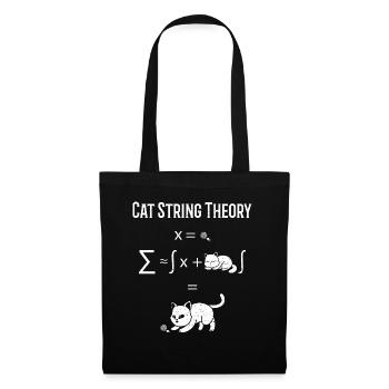 Théorie des cordes de chat - Sciences - Sac en tissu - noir - Devant