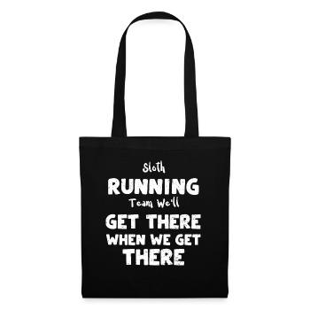Sloth Running Team We'll Get The... - Tote Bag - black - Front