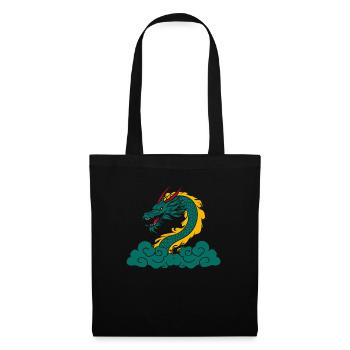 Année du Dragon 2024 - Sac en tissu - noir - Devant