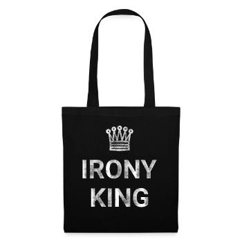 Irony King - Tote Bag - black - Front