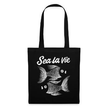 Beach Summer Ocean Sea Fish - Tote Bag - black - Front