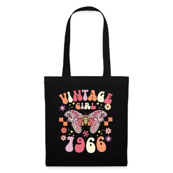 60 Years Vintage Woman Birthday 1966 - Tote Bag - black - Front