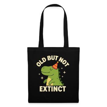 Funny Dino – Idée de cadeau d’anniversaire - Sac en tissu - noir - Devant