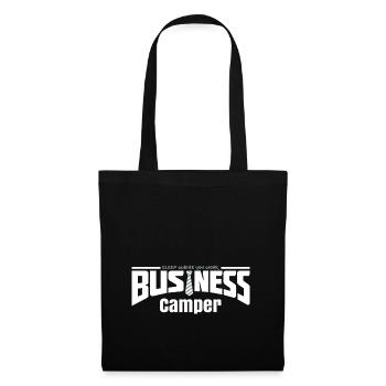 Business Camper - sleep where you work - Tote Bag - black - Front