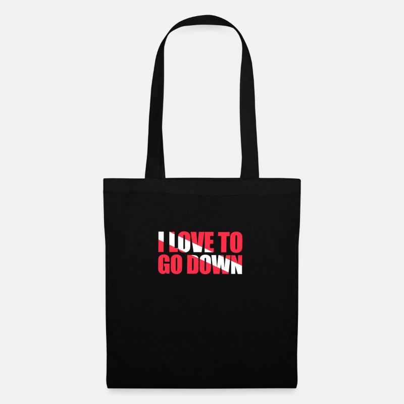 Diver Diver Diving Scuba Diving Gift - Sac en tissu - noir