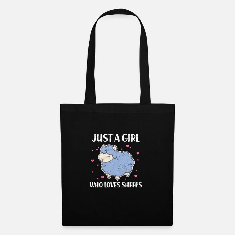 Sheep sheep sheep sheep lamb lambs gift - Tote Bag - black