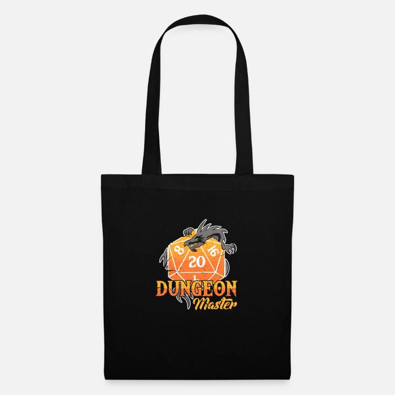 D20 · - Borsa di stoffa - nero