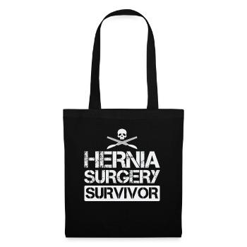 Hernienchirurgie Survivor Lustig - Stoffbeutel - Schwarz - Vorne