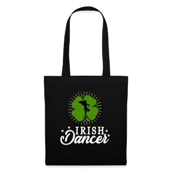 Irish Dancer St Patricks Day Apparel - Sac en tissu - noir - Devant