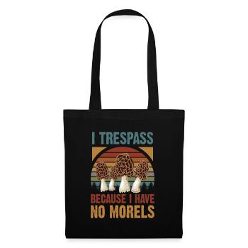 Mushroom Morels Funny Forager - Tote Bag - black - Front