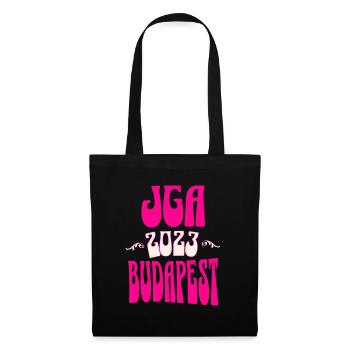 Budapest JGA Junggesellenabschied 2023 für Fans - Stoffbeutel - Schwarz - Vorne