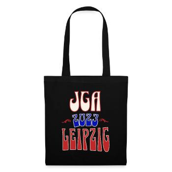 Leipzig JGA Junggesellenabschied 2023 für Fans - Stoffbeutel - Schwarz - Vorne