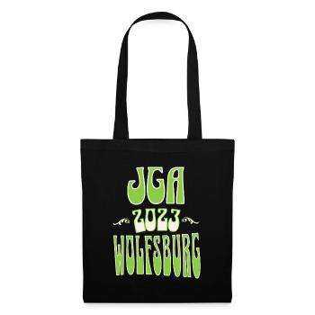 Wolfsburg JGA Junggesellenabschied 2023 für Fans - Stoffbeutel - Schwarz - Vorne