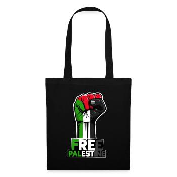 Palestine libre, drapeau patriotique palestinien, - Sac en tissu - noir - Devant