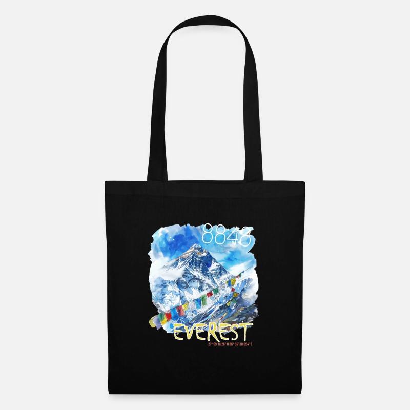 Mount Everest - Tote Bag - black