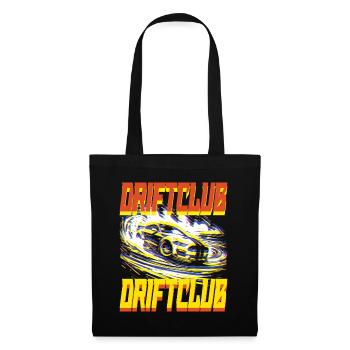 Voiture Drift - Style Retro Futuriste Course Auto - Sac en tissu - noir - Devant