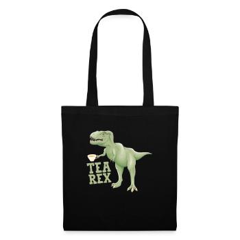Tea Rex - Tote Bag - black - Front