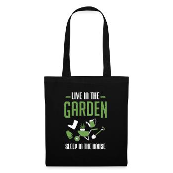 Outil de jardinage drôle de jardin de paysage de jardinier - Sac en tissu - noir - Devant