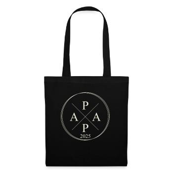 Papa Est 2025 Dad 2025 Level to Dad 2025 - Tote Bag - black - Front