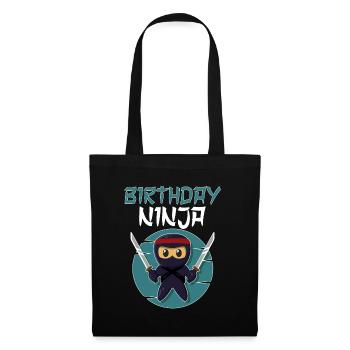 Birthday Ninja Birthday Boy Ninja - Tote Bag - black - Front
