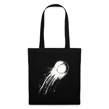 Joueur de tennis Fan de tennis Balle de tennis - Sac en tissu - noir - Devant