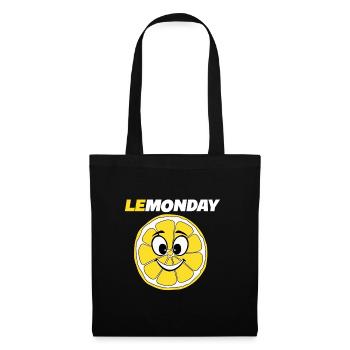 Cadeau Lemonday - Sac en tissu - noir - Devant