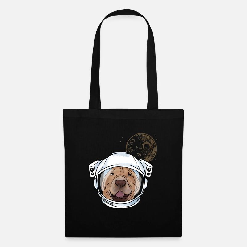 Chinese Shar Pei - Stoffbeutel - Schwarz