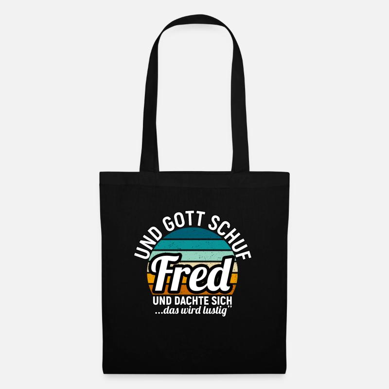 Fred - Stoffbeutel - Schwarz