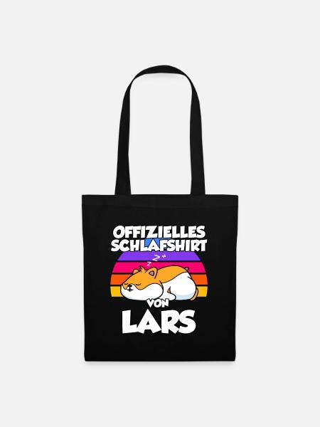 Offizielles Schlafshirt Von Lars - Stoffbeutel - Schwarz