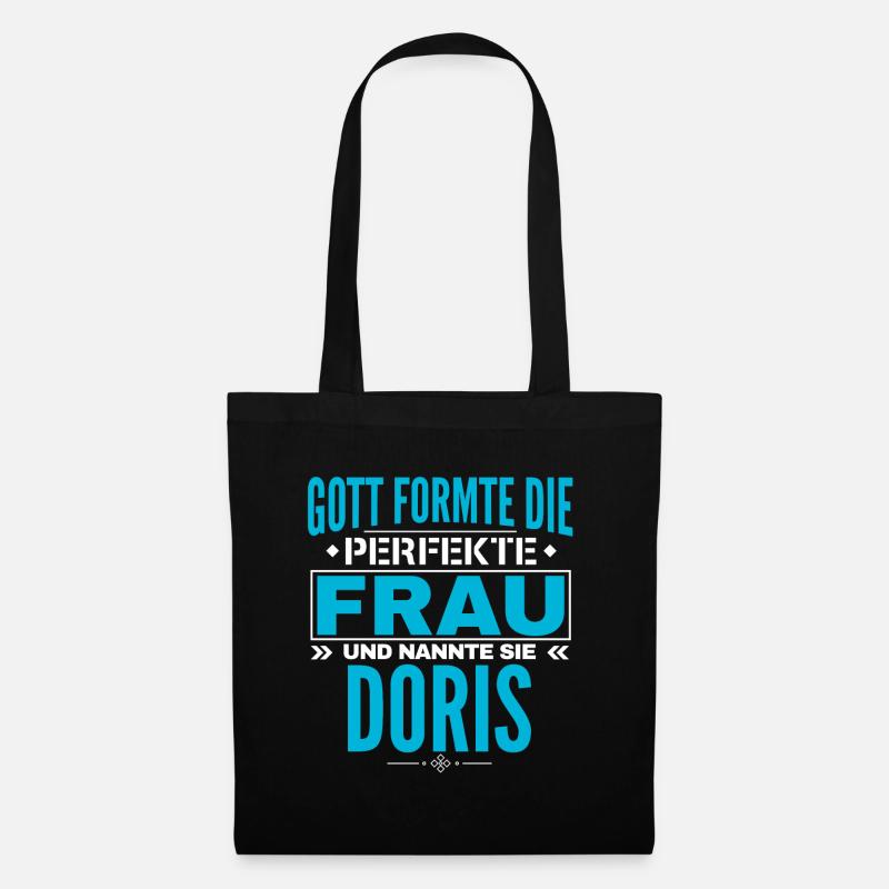 Doris Name Design - Stoffbeutel - Schwarz