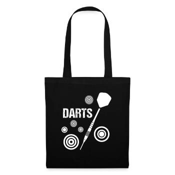 Darts Dart - Stoffbeutel - Schwarz - Vorne