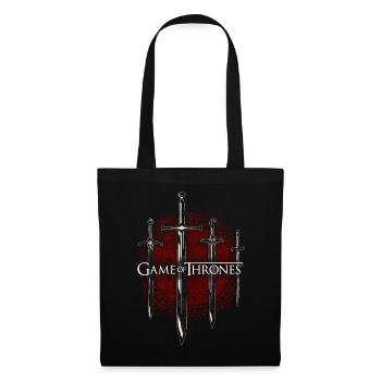 Game Of Thrones Swords Of The Houses - Tote Bag - black - Front