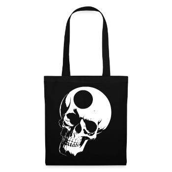 Horror Skull Skull Art Skull Gothic Heavy Metal - Tote Bag - black - Front