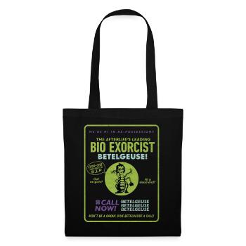 Beetlejuice 2 Bio Exorcist Betelgeuse! Anzeige - Stoffbeutel - Schwarz - Vorne