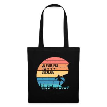 I can't I climbed - Tote Bag - black - Front