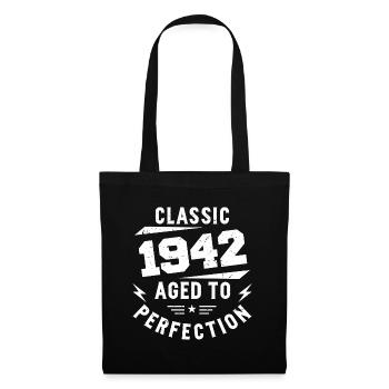 1942 Classic 1942 Cadeau Anniversaire 1942 Vintage - Sac en tissu - noir - Devant