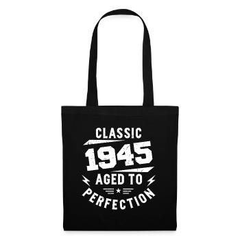 1945 Classic 1945 Vintage 1945 Birthday Gift - Tote Bag - black - Front