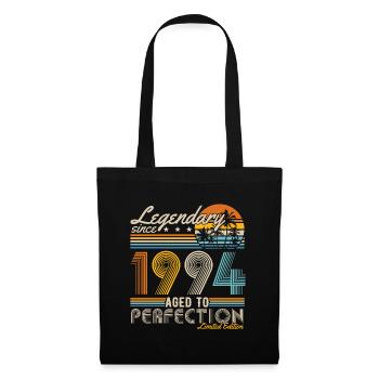 Légendaire Depuis 1994 Vintage Anniversaire Rétro - Sac en tissu - noir - Devant