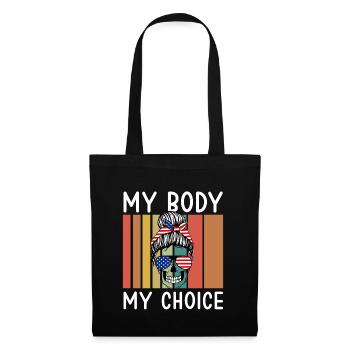 Mon corps, mon choix - Sac en tissu - noir - Devant