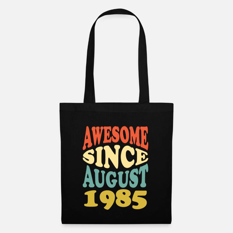 Great since August 1985 - Tote Bag - black